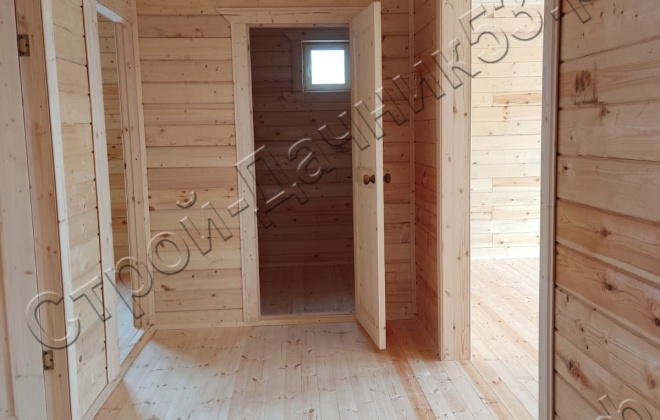 4 Брусовой дом ОД-11, 9х9м, 81М², Тульская область, Заокский район, КП «Покровское-Южное» (7)